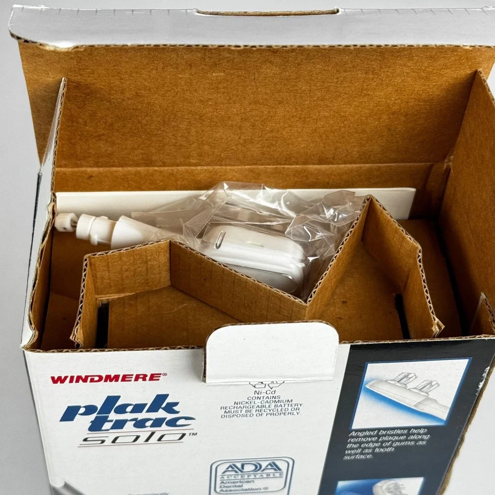 Windmere Plak Trac Solo Plaque Remover Cordless Rechargeable PT-110/491 White